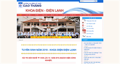Desktop Screenshot of ddl.caothang.edu.vn