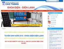 Tablet Screenshot of ddl.caothang.edu.vn